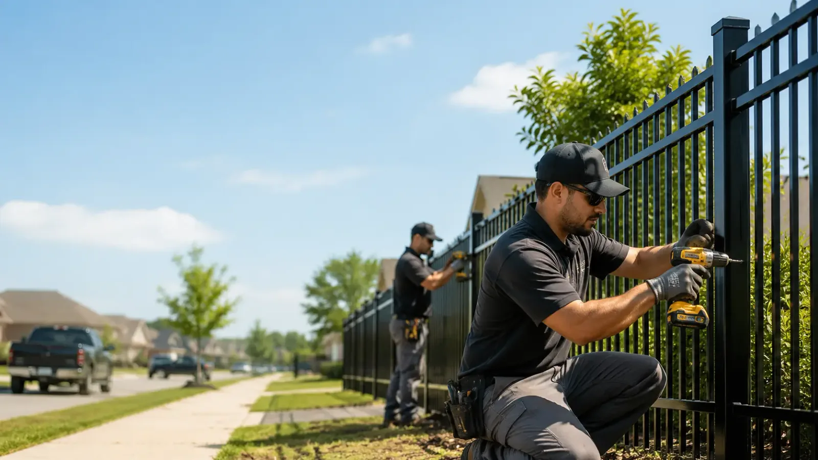 Metal Fence Installation in Toms River, NJ